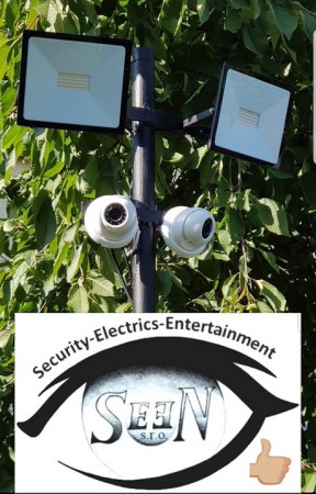 2 MPx cams + 50W LED reflektor